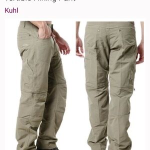 32x32 Kuhl hiking convertible pants.